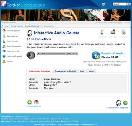 Learn Spanish Learning Lounge Screen Shot